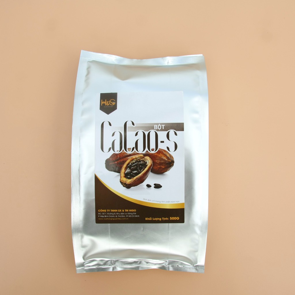Bột Cacao Higo - Cacao Đắng Nguyên Chất Gói 500gr