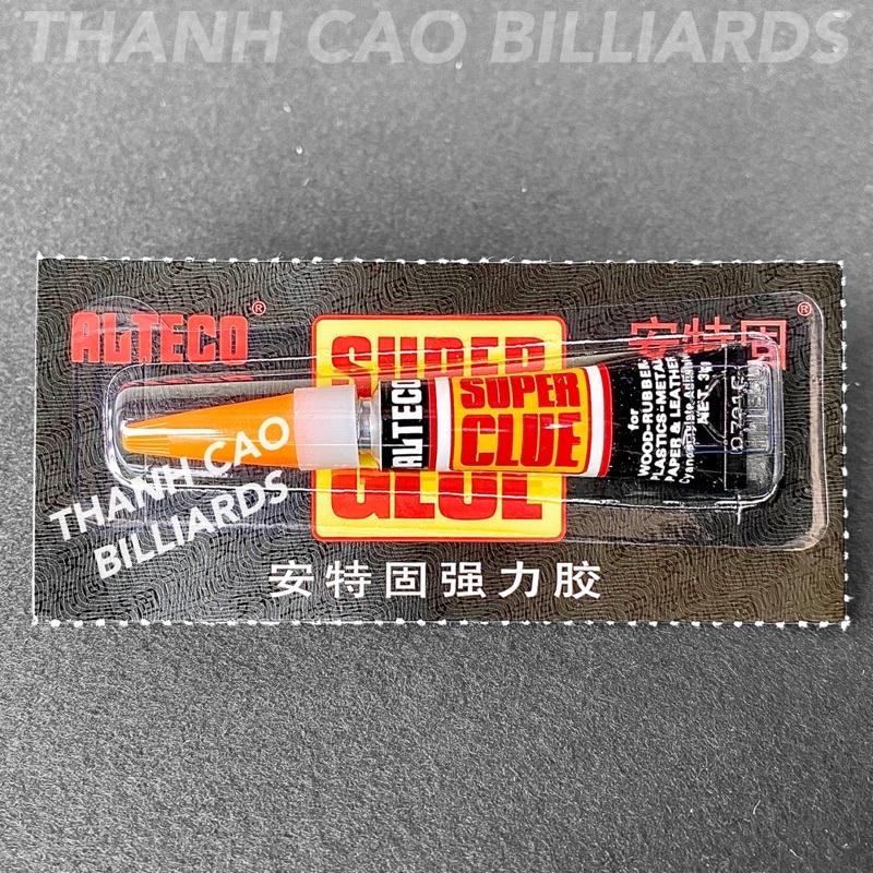 [CHÍNH HÃNG] KEO DÁN ĐẦU CƠ BI-A BIDA ALTECO SUPER GLUE