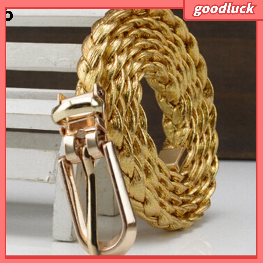 Dây Nịt Bản Hẹp Bằng Da Giả Cho Nữ