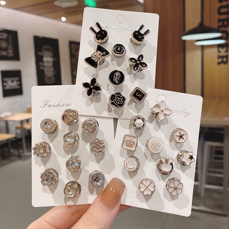 Set 4/10 Ghim Cài Áo Ngọc Trai Sang Trọng