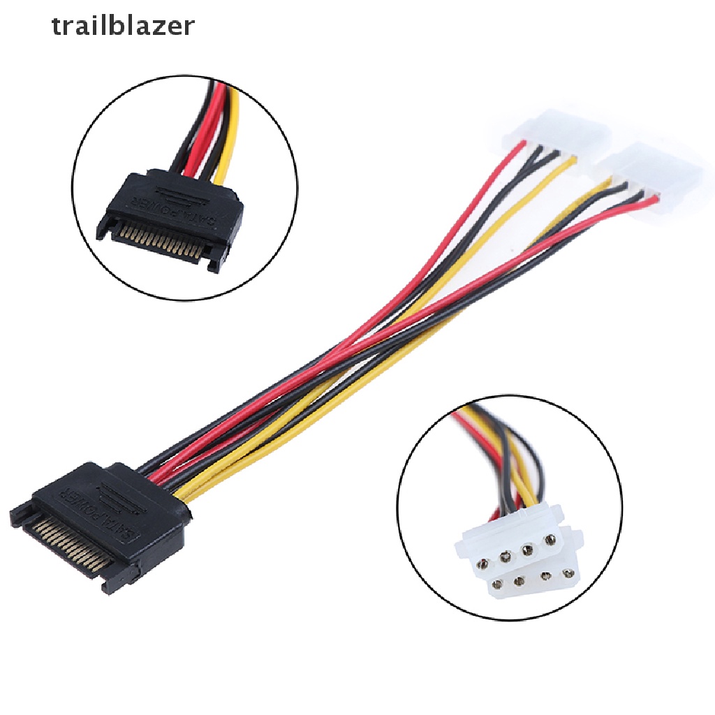 Cáp Nguồn Ổ Cứng Trai Trai Trai Trai / Cái 4 pin Ttlblazer 15Pin SATA