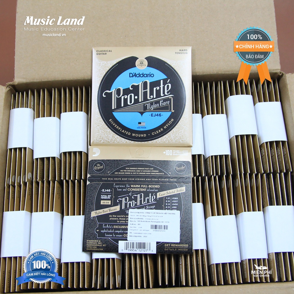 Dây Đàn Guitar Classic D'Addario EJ46 - Chính Hãng