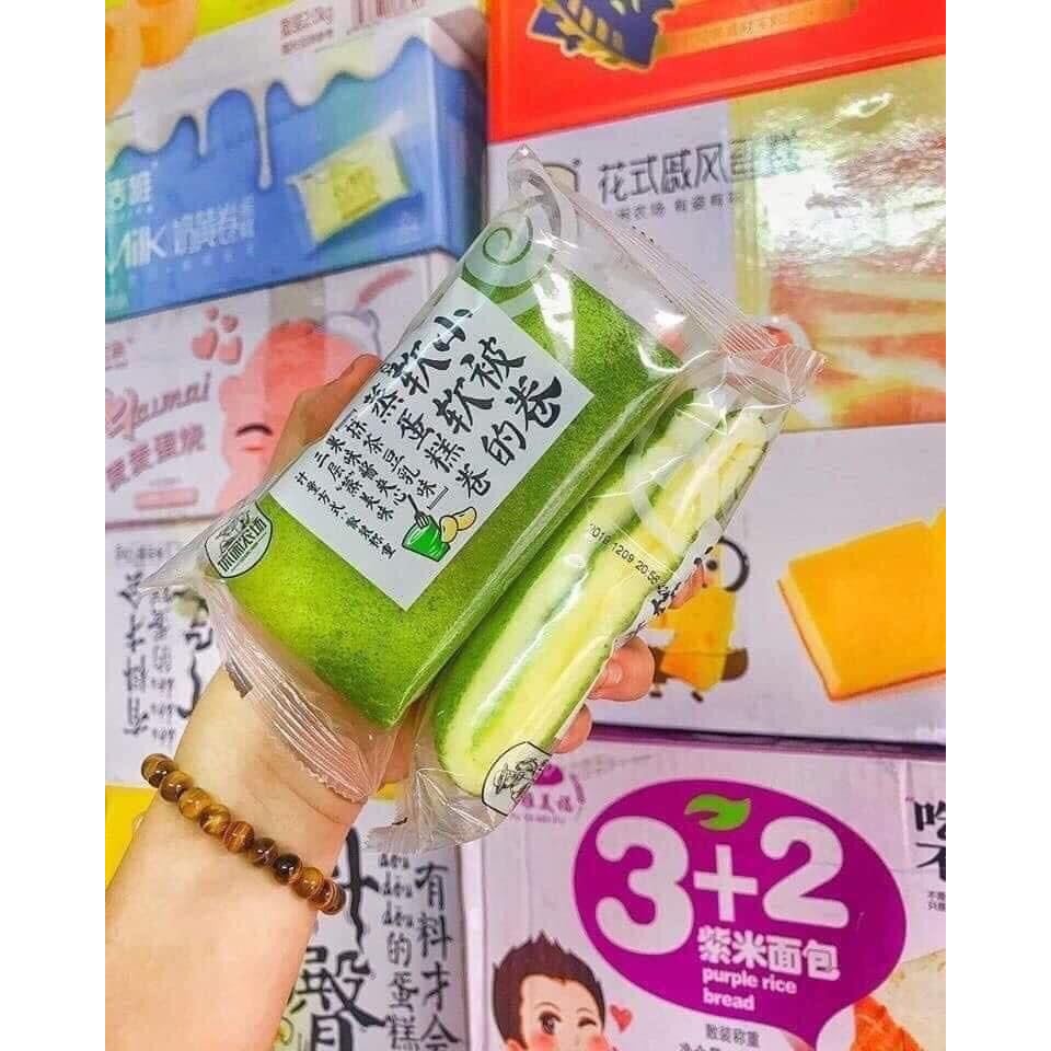 [HOT] Bánh Bông Lan Tươi Nhân Kem cuộn Trà Xanh / Dâu / Xoài
