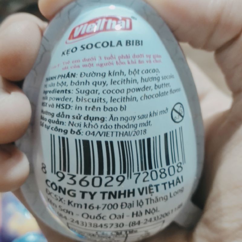 Kẹo trứng Khủng long Việt Tiến