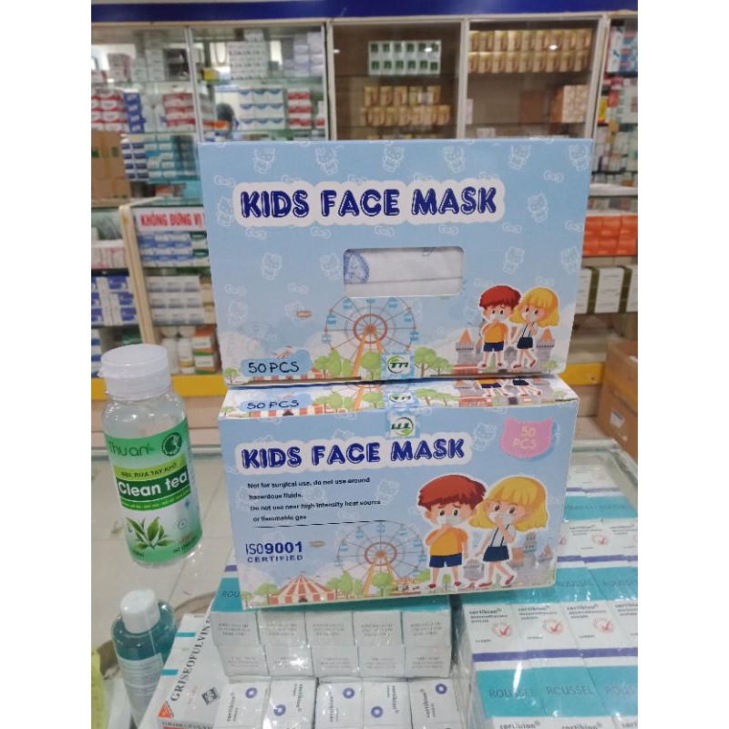 Khẩu Trang Trẻ Em Kids Face Mask [ Hộp-50 chiếc]