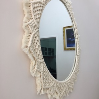 🌺 🌺 Gương tròn trang trí size lớn - Guong macrame 🌺 🌺