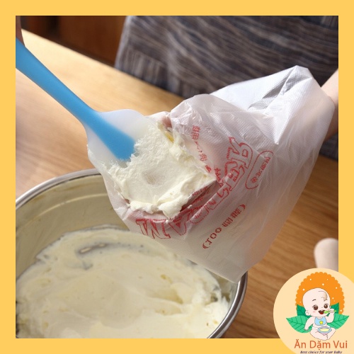 20 túi bắt kem nilong, túi trang trí bánh kem cookie dụng cụ làm bánh, làm xúc xích cho bé ăn dặm.