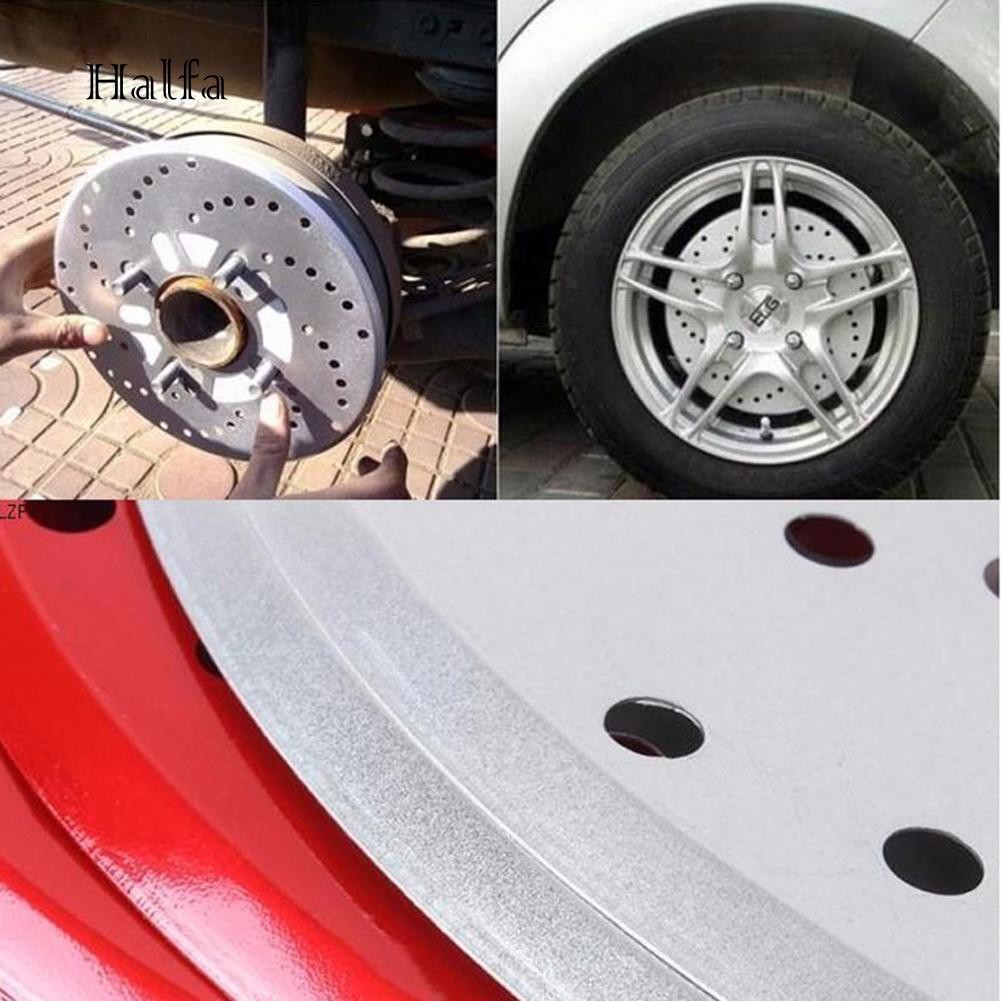 Hl Bộ Dụng Cụ In Hình Độc Đáo Tiện Dụng☆Set 2 Vỏ Bọc Bảo Vệ Phanh Đĩa Bằng Nhôm Chuyên Dụng Cho Xe Hơi Đua