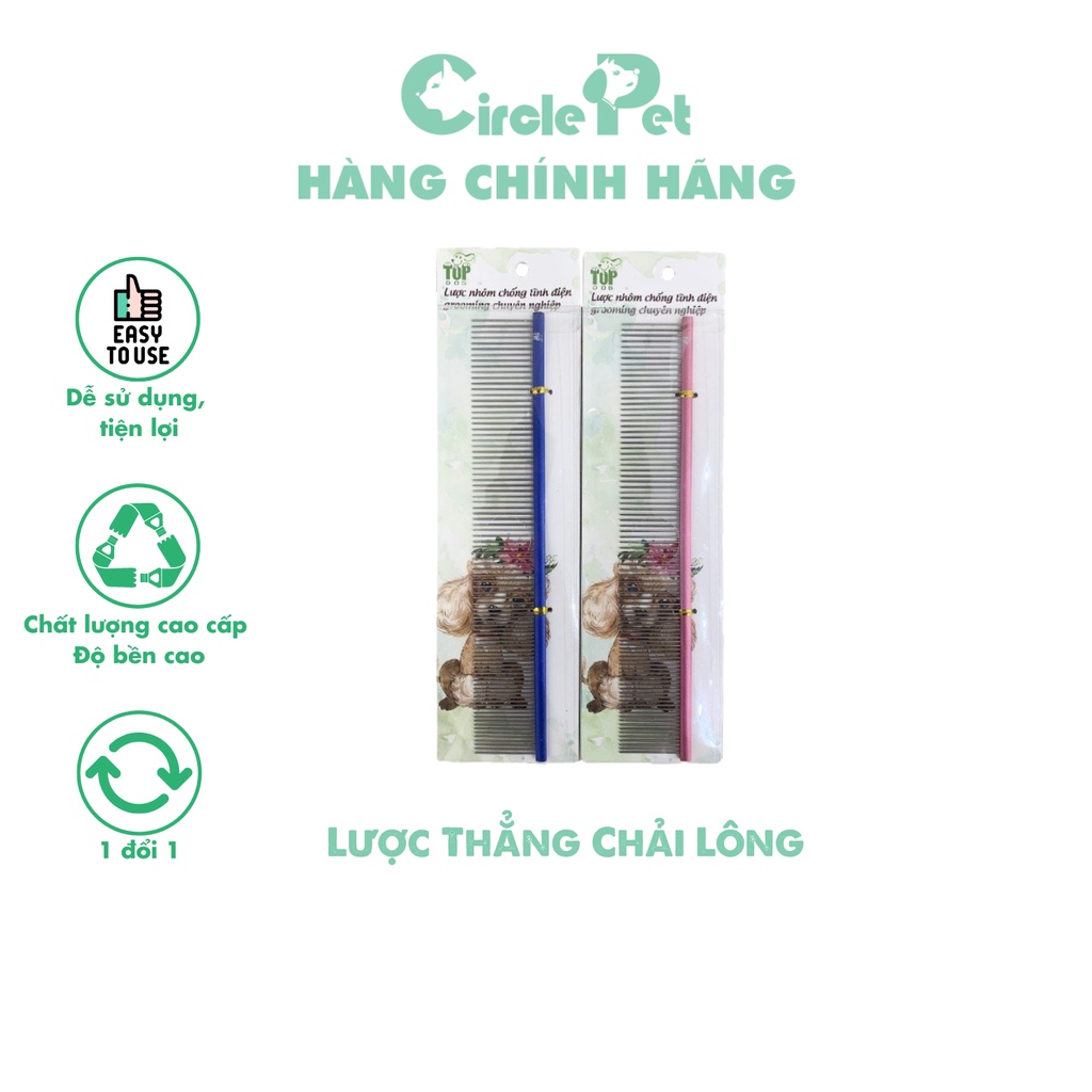 Lược Thẳng Chải Lông Cho Chó Mèo Dành Cho Groomer - Circle Pet