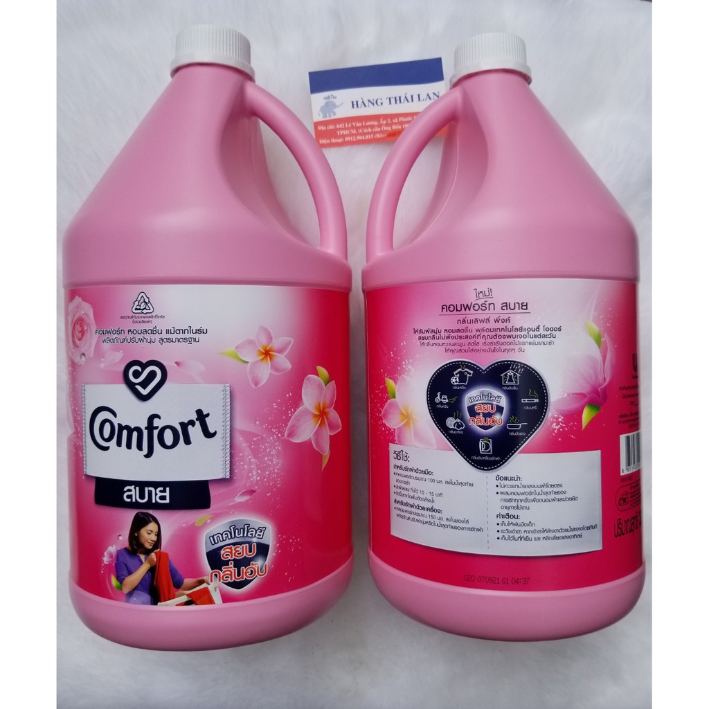 Nước xả vải Comfort Thái Lan 3600ml