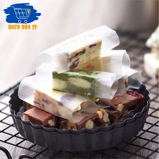 Giấy gạo gói kẹo Nougat ăn được trong suốt 500 tờ và 100 tờ HÀNG MỚI VỀ
