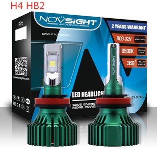 Đèn pha h4 hb2 9003 novsight a384-n8 60w 16000lm 6500k