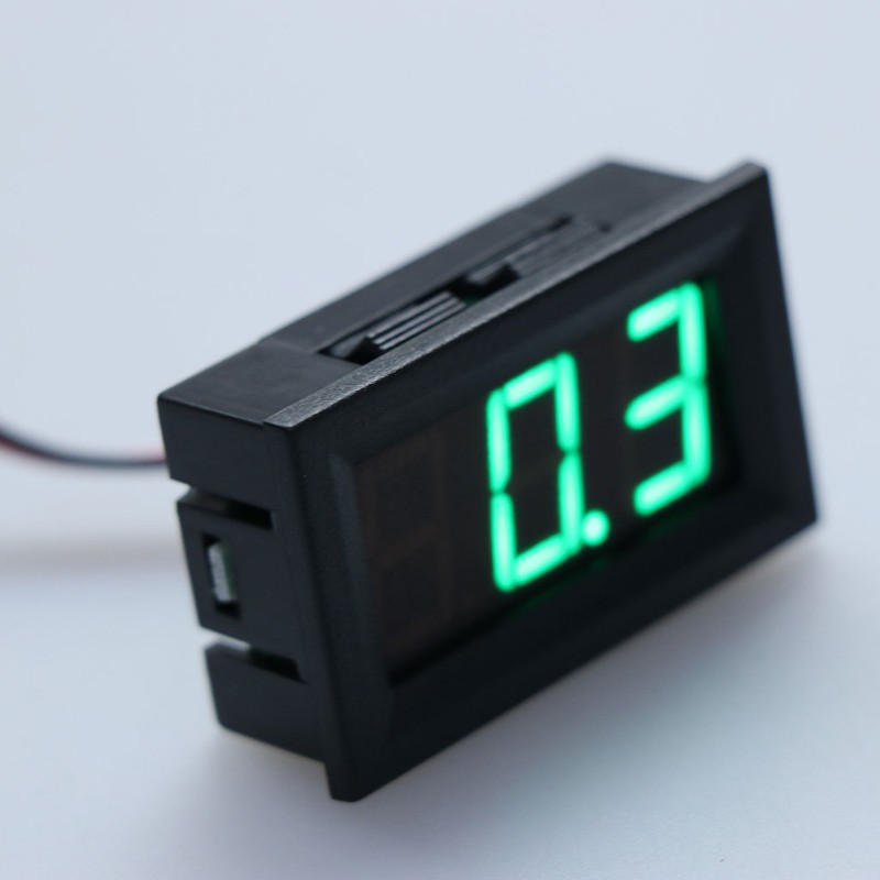 Vôn kế điện tử 3 dây Dc 0-100v 0.56in tiện lợi