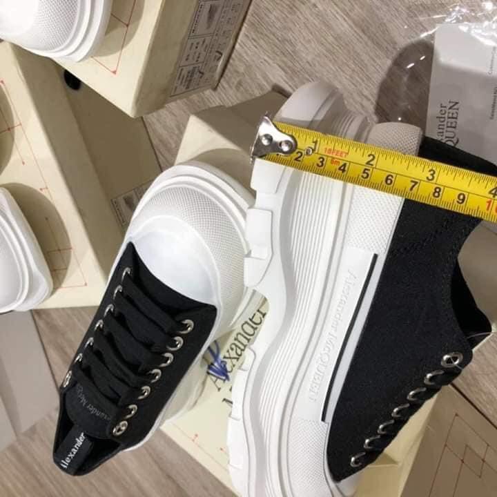 Giầy Seaker Nam Nữ MCP Chunky-Sole Canvas Trainers Thời Trang Trẻ Đế 7cm