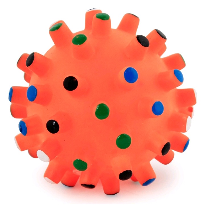 Bóng gai cao su phát âm thanh vui nhộn - Đồ chơi cho chó mèo