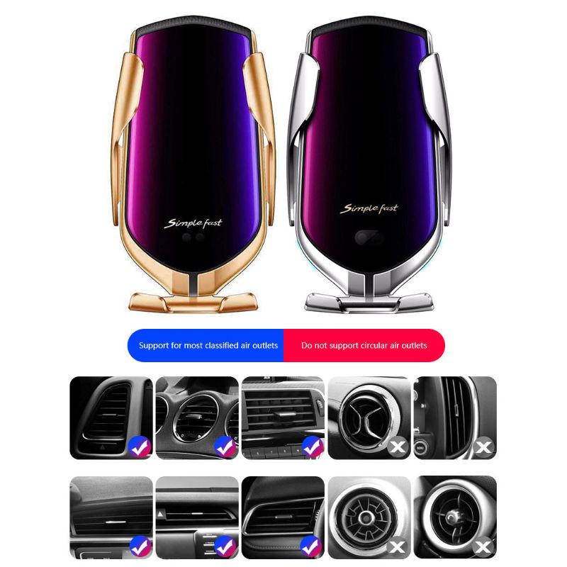 Giá Đỡ Điện Thoại Kiêm Sạc Không Dây Cảm Biến Hồng Ngoại Thông Minh R1 Cho Iphone Galaxy Samsung Xiaomi | BigBuy360 - bigbuy360.vn