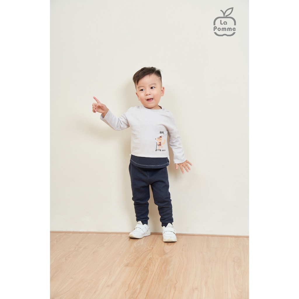 Bộ dài tay La Pomme Scooter &amp; Squirrel (Mã LP13005)