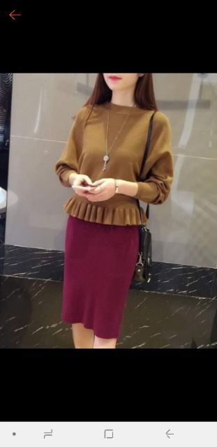 Áo len bo eo Hàn Quốc_Áo len nữ đẹp_Áo len kiểu | BigBuy360 - bigbuy360.vn