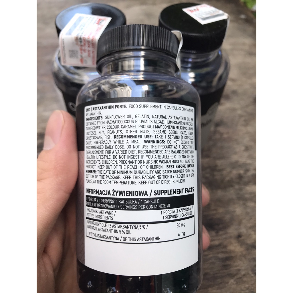 Ostrovit Astaxanthin 4 mg, Tăng Cường Đề Kháng, Đẹp Da