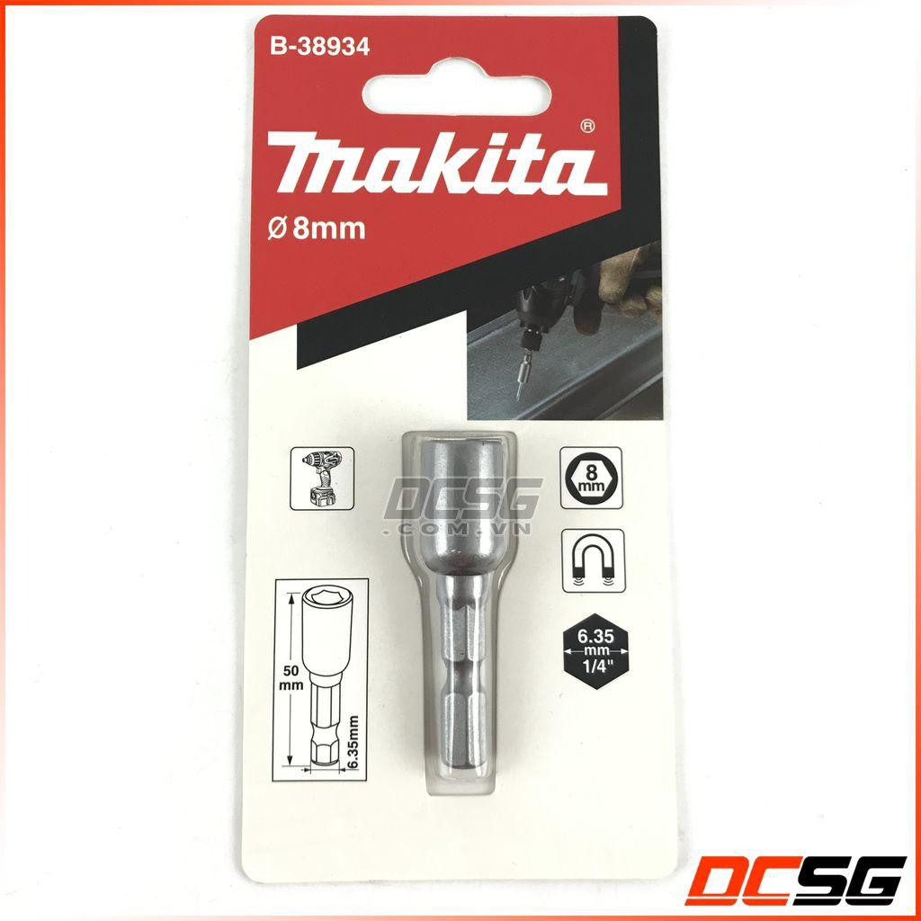 Đầu tuýp vặn vít có nam châm 1/4&quot; 8.0mm Makita B-38934