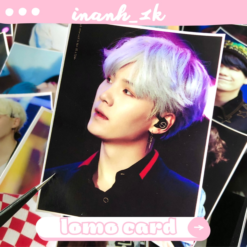 [MUA 1 TẶNG 1] Bộ lomo card SUGA - BTS