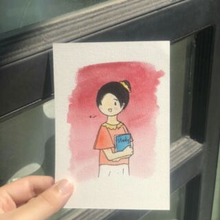 Postcard trang trí