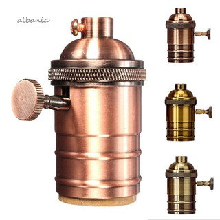 Đui đèn E26 E27 có công tắc phong cách cổ điển