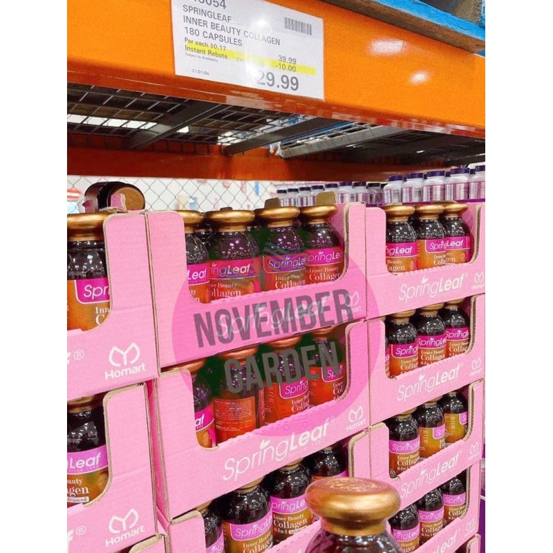 (3/24 Úc) VIÊN UỐNG ĐẸP DA COLLAGEN SPRING LEAF INNER BEAUTY 6 IN 1 lọ 90 viên