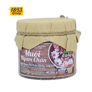 Muối ngâm chân Đà Lạt 1893 thảo dược, hoa khô thư giãn, ngủ ngon 250g