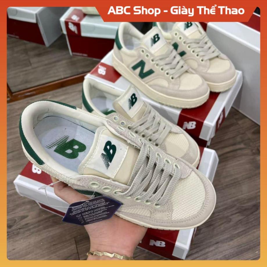 [FreeShip+ Hàng Cao Cấp] Giày Sneaker Nb Crt 2.0  Chữ xanh lá, Giầy thể thao Newbalance 550  trắng N xanh Hot trend