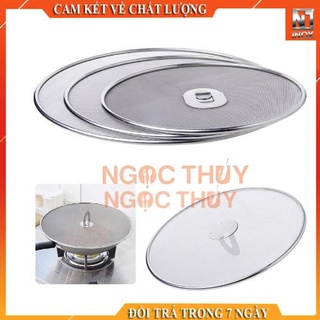 Nắp lưới inox đậy chảo chống văng dầu mỡ