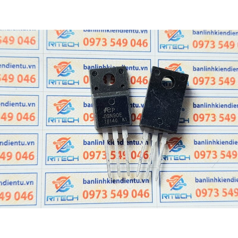 [Combo 3 chiếc] 09N90E Mosfet Kênh-N 9A/900V TO-220