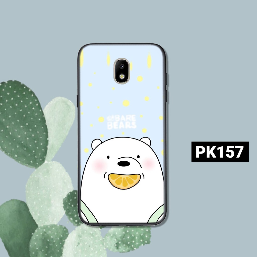 [Freeship từ 50k] ỐP LƯNG SAMSUNG J3 PRO J5 PRO J7 PRO J7 PLUS IN HÌNH GẤU WE BARE BEARS