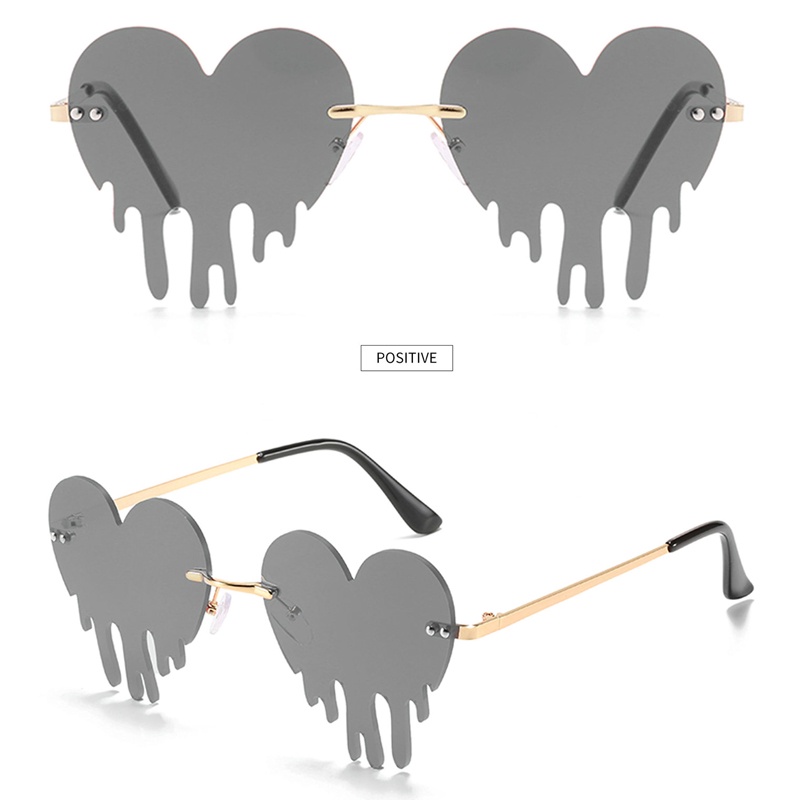 Kính Mát Hình Trái Tim Tan Chảy Độc Đáo 2021