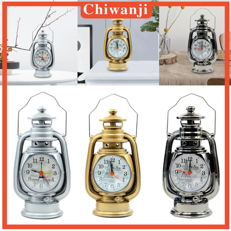 [Chiwanji] Đồng Hồ Báo Thức Dầu Để Bàn Trang Trí Nội Thất Văn Phòng