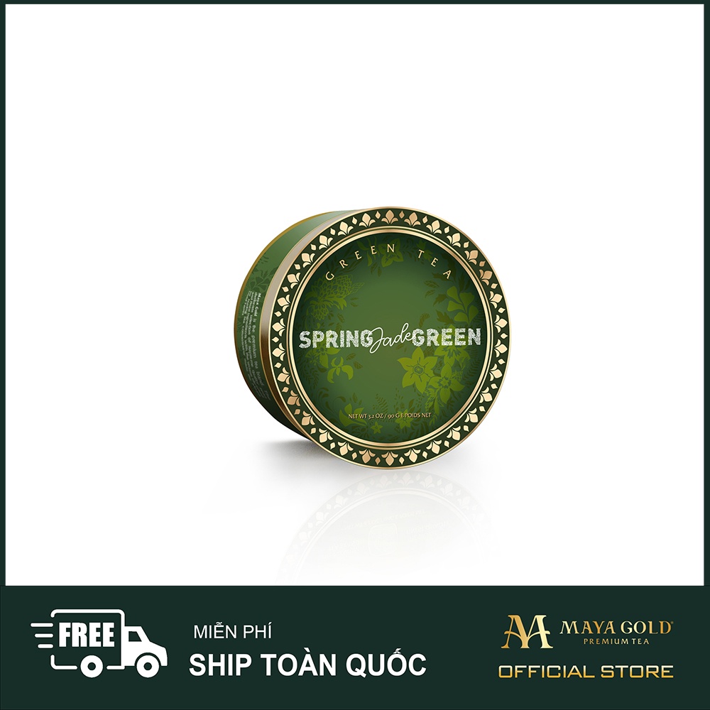 Trà xanh Trung du cổ Tân Cương - Spring Jade Green - Maya Gold Premium Tea (90 gram) | BigBuy360 - bigbuy360.vn