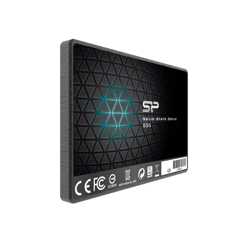 Ổ cứng SSD Silicon Power Slim S55 120GB Sata III 2.5" upto 550MB/s / 420MB/s