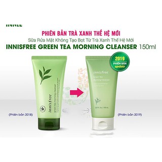 Sữa Rửa Mặt Trà Xanh Innisfree Green Tea Cleansing Foam