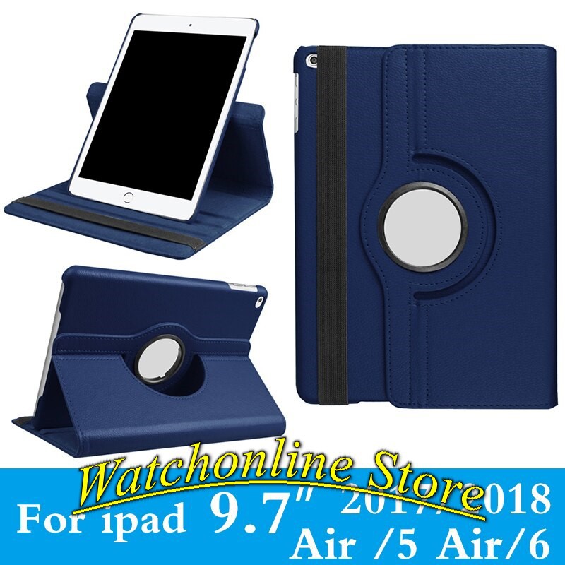 Bao da nắp gập xoay được 360 độ cho Ipad Air 1/2 / ipad 9.7 2017 2018 2016 9.7 pro 9.7pro