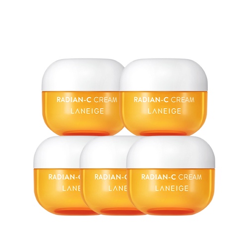 [HB Gift] Bộ 5 Kem dưỡng trắng da làm mờ đốm nâu LANEIGE Radian-C Cream 10mlx5 | BigBuy360 - bigbuy360.vn