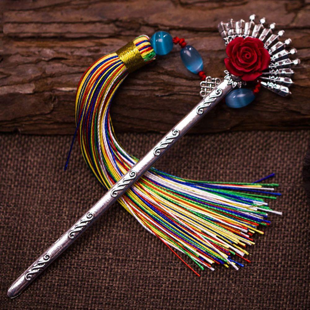 WTTLE 1 Thẻ Đánh Dấu Trang Sách Tua Rua Dài Bằng Kim Loại Phong Cách Retro Mới