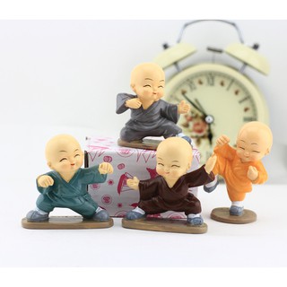 Tượng 04 Chú Tiểu Múa Võ