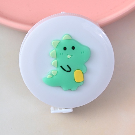 Thước dây cuộn mini kéo rút tự động cute đo eo chiều cao cho bé