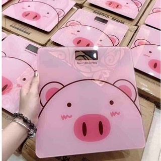 [BH-3T] Cân Điện Tử Sức Khỏe Hình Heo Con Màu Hồng Cực Xinh - Tặng kèm pin