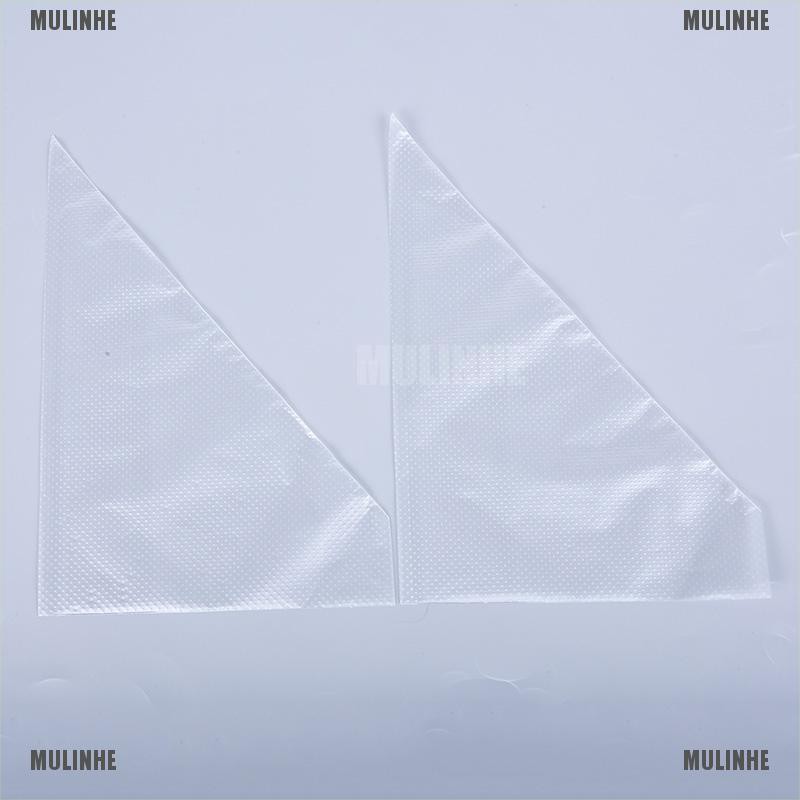 Set 100 Túi Bắt Kem Trang Trí Bánh Bằng Nhựa Sử Dụng Một Lần