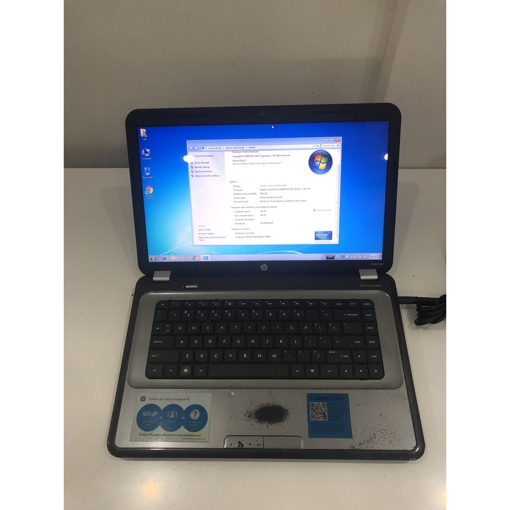 Laptop cũ HP G6,i5-2520M,4GB ram,500GB HDD | BigBuy360 - bigbuy360.vn