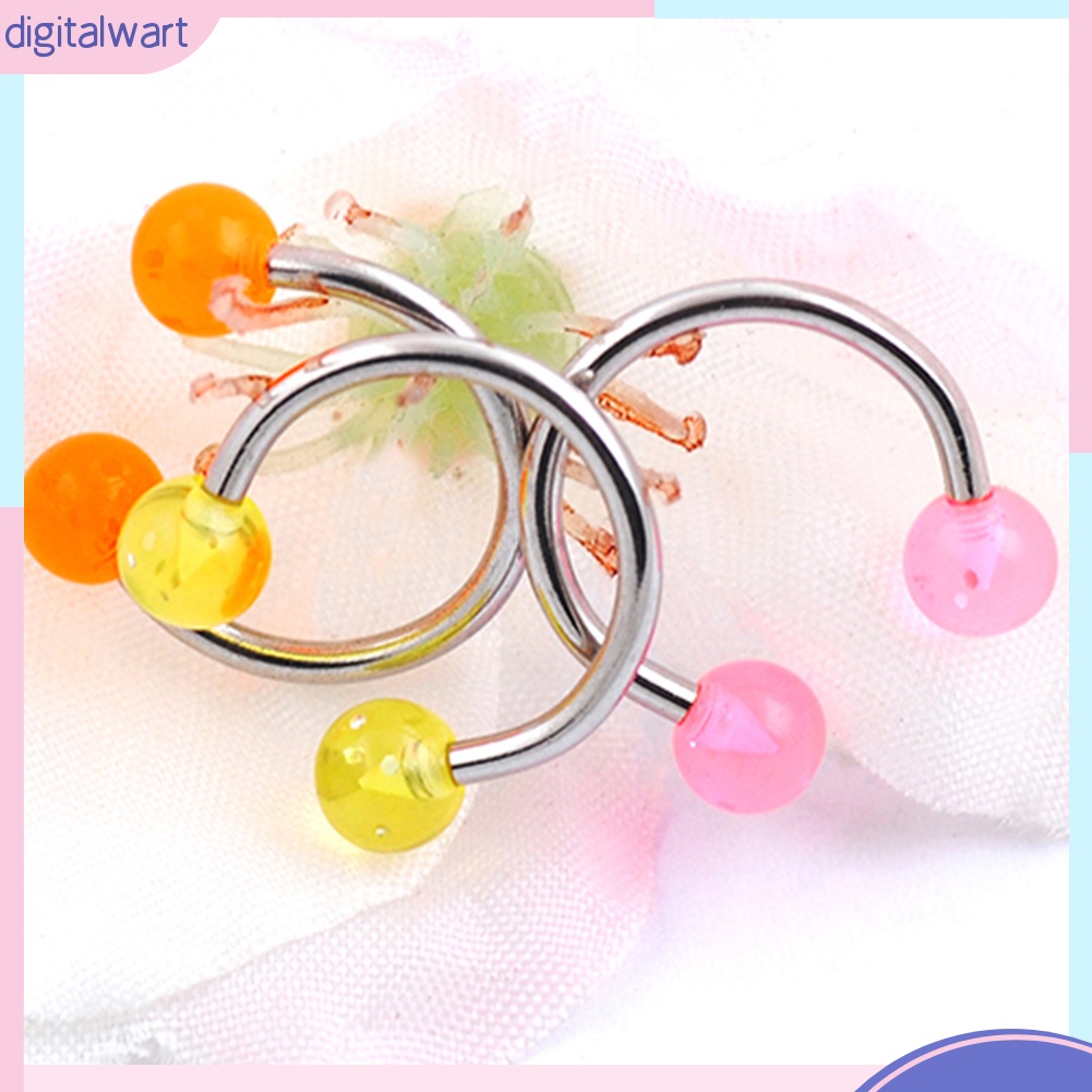 Bộ 7 chiếc khuyên cơ thể bằng thép không gỉ  16g cao cấp