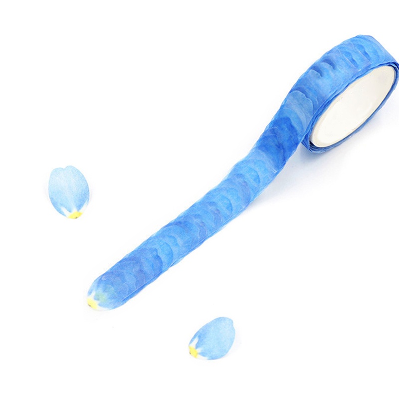 Cuộn 200 Miếng Dán Hình Cánh Hoa Trang Trí Sổ Tay DIY