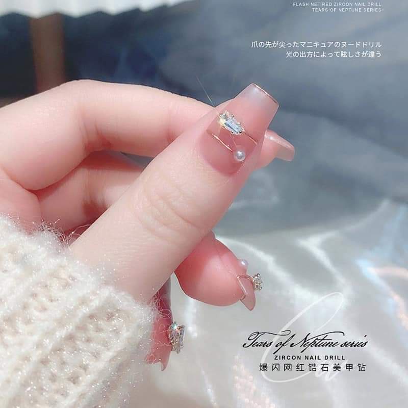 Phụ kiện nail - Đá  sét 20 viên mix 2 màu