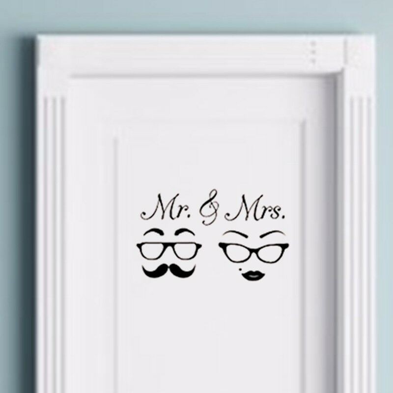 Decal dán tường Mr & Mrs .....